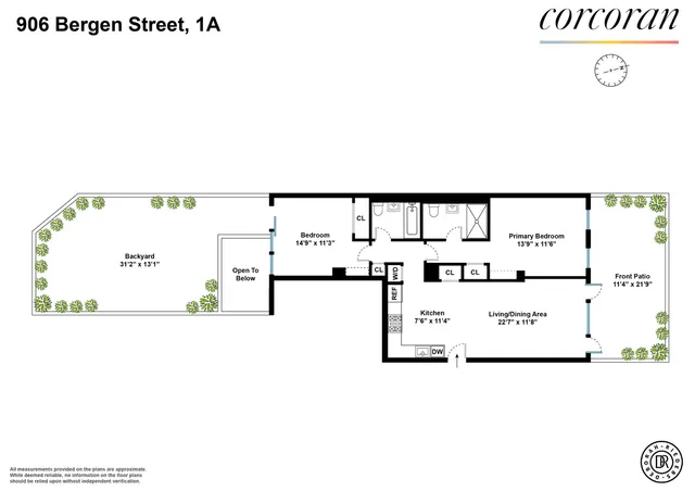 $1,350,000 | 906 Bergen Street, Unit 1A | Crown Heights