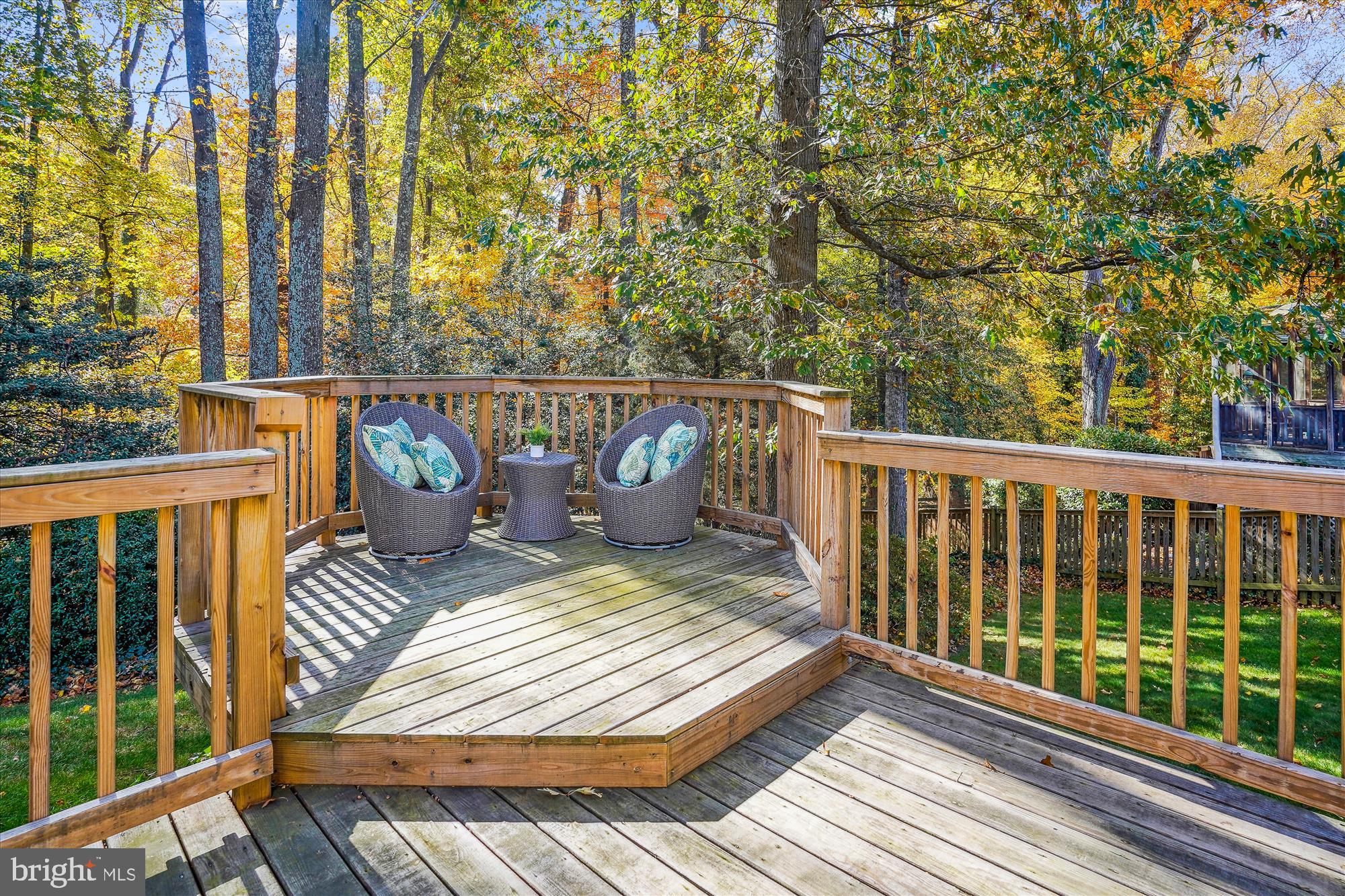 4526 Gilbertson Road Fairfax, VA 22032 - Photo 43 of 51 Cozy up and read a book on your Deck.