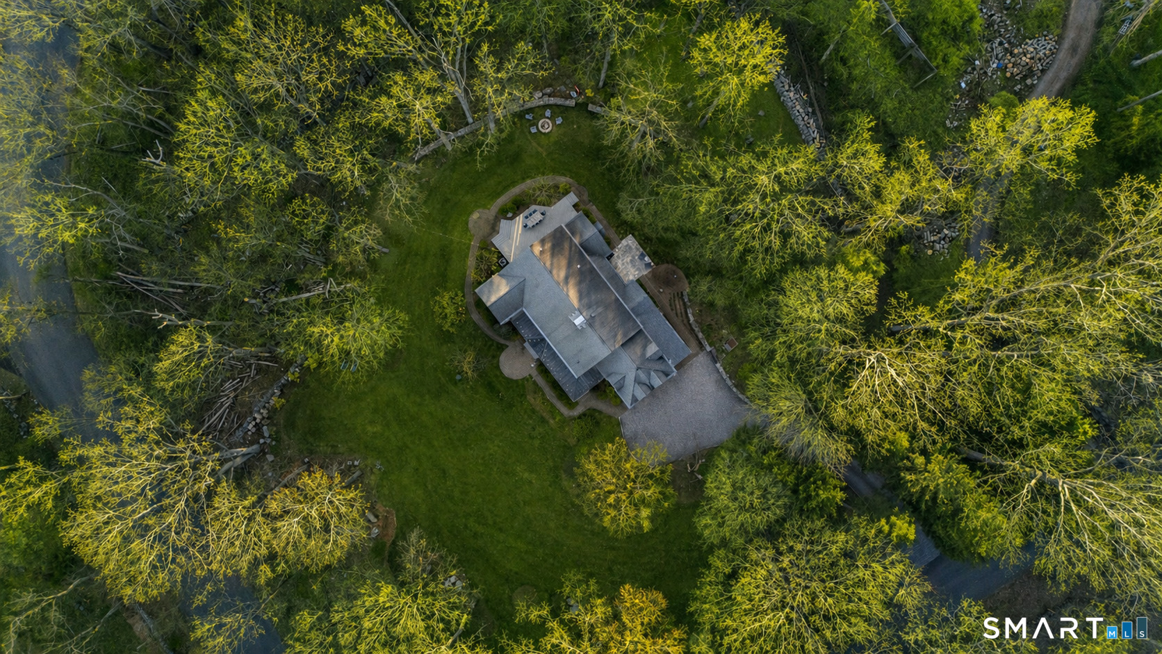 23 Norton Road Easton, CT 06612 - Photo 37 of 40 Overhead view of the house and property.