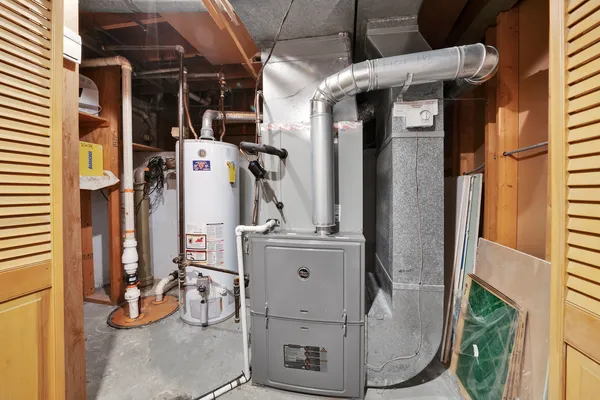 a view of water heater room