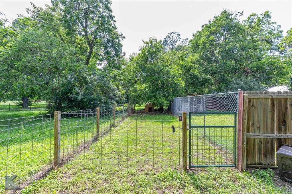 202 East Ross Street Rising Star, TX 76471 - Photo 38 of 40 a view of a backyard with a garden and plants