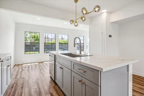a bathroom with a mirror and a shower curtain