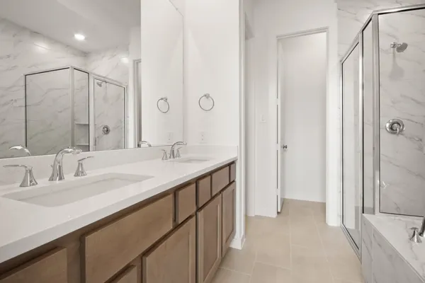 a view of a hallway with a space