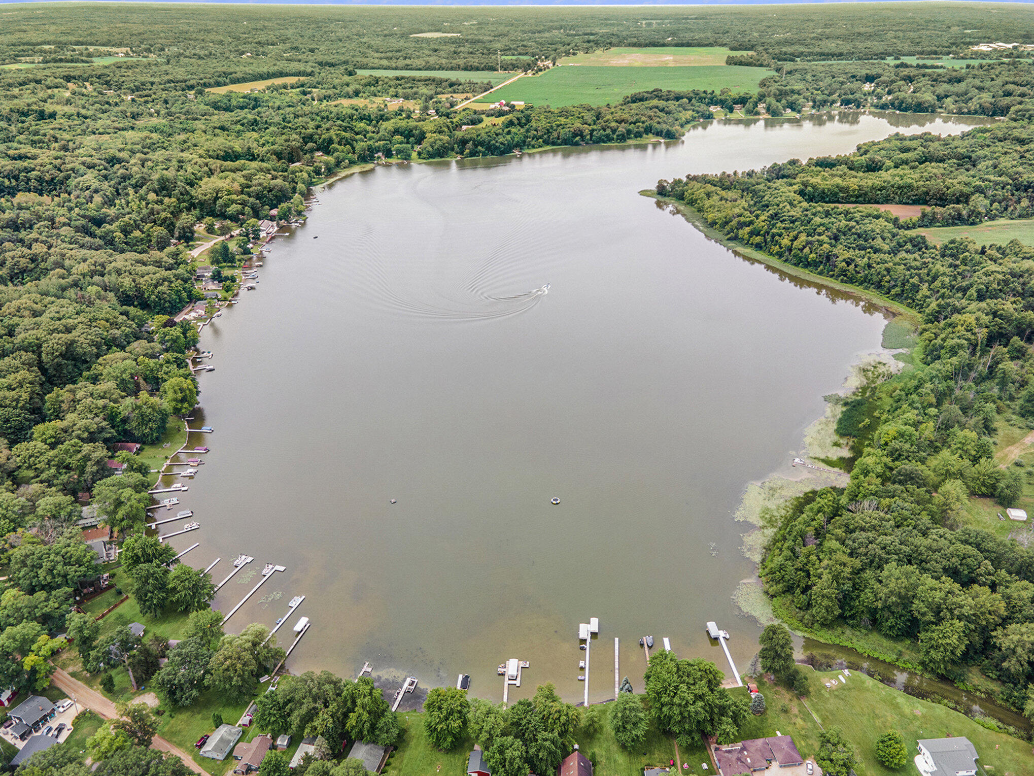 65 East Baseline Road Gobles, MI 49055 - Photo 7 of 30 Aerial of Lake