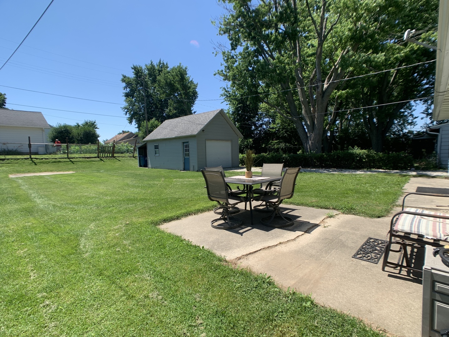 205 West 7th Street Spring Valley, IL 61362 - Photo 8 of 34 a view of a house with backyard sitting area and garden