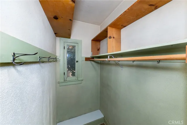 a view of a hardwood & an entryway