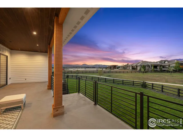 a view of a terrace with outdoor space