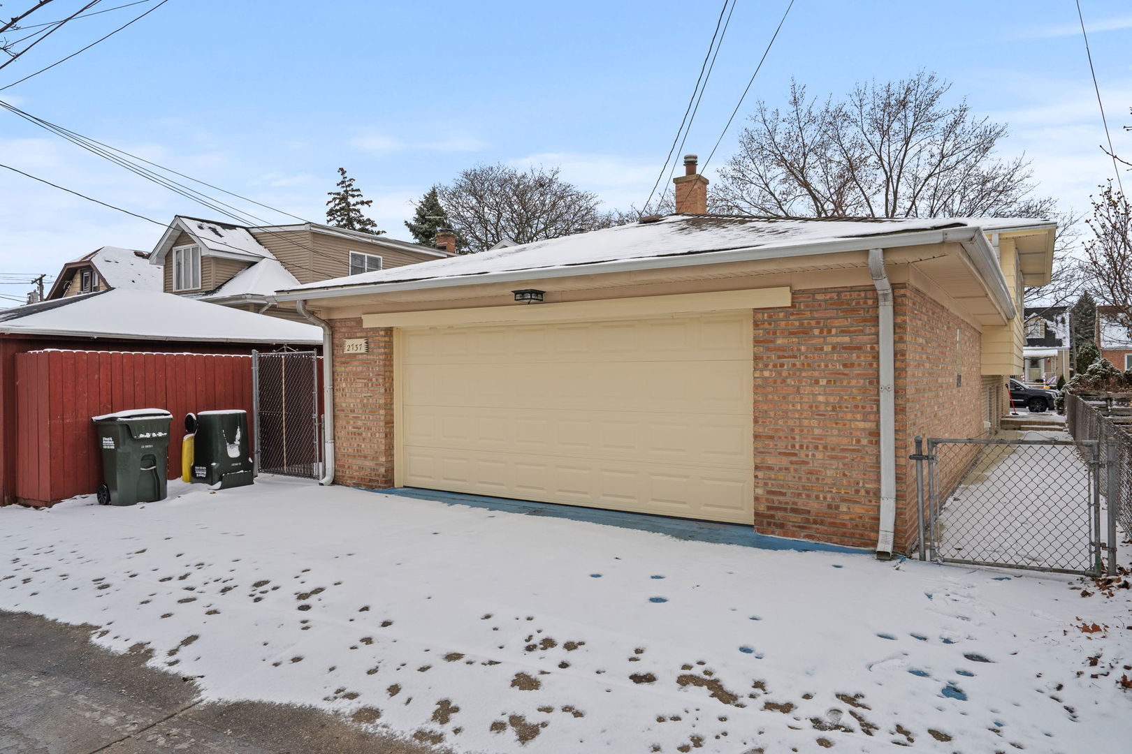 2737 Spruce Street River Grove, IL 60171 - Photo 20 of 20 a view of a house with a snow in the yard