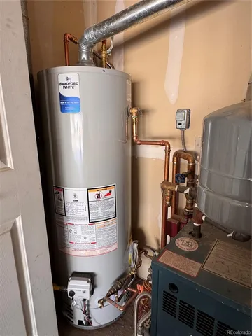 a view of storage and utility room