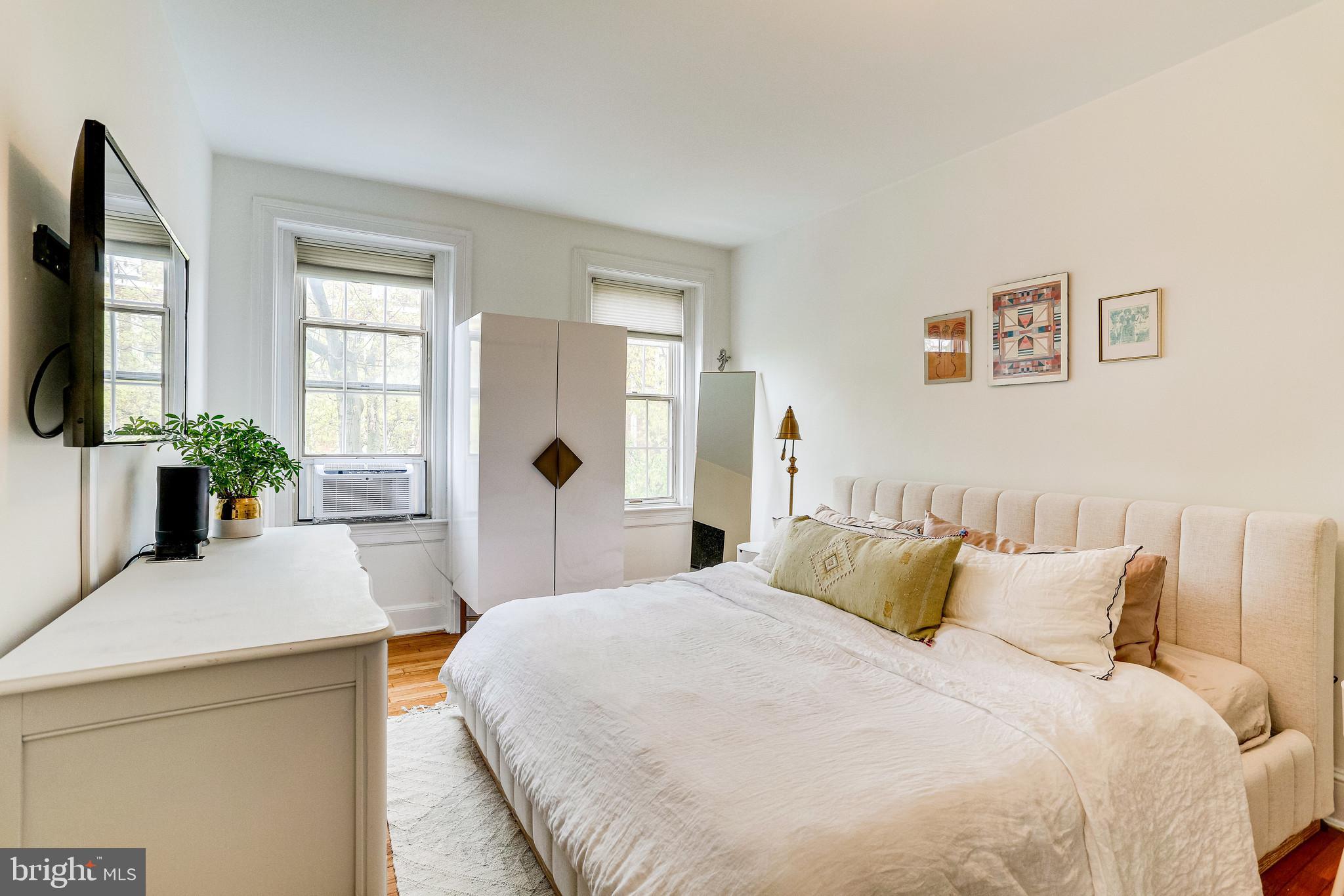 2227 20th Street Northwest, Unit 405 Washington, DC 20009 - Photo 16 of 27 Bedroom accommodates king sized bed easily