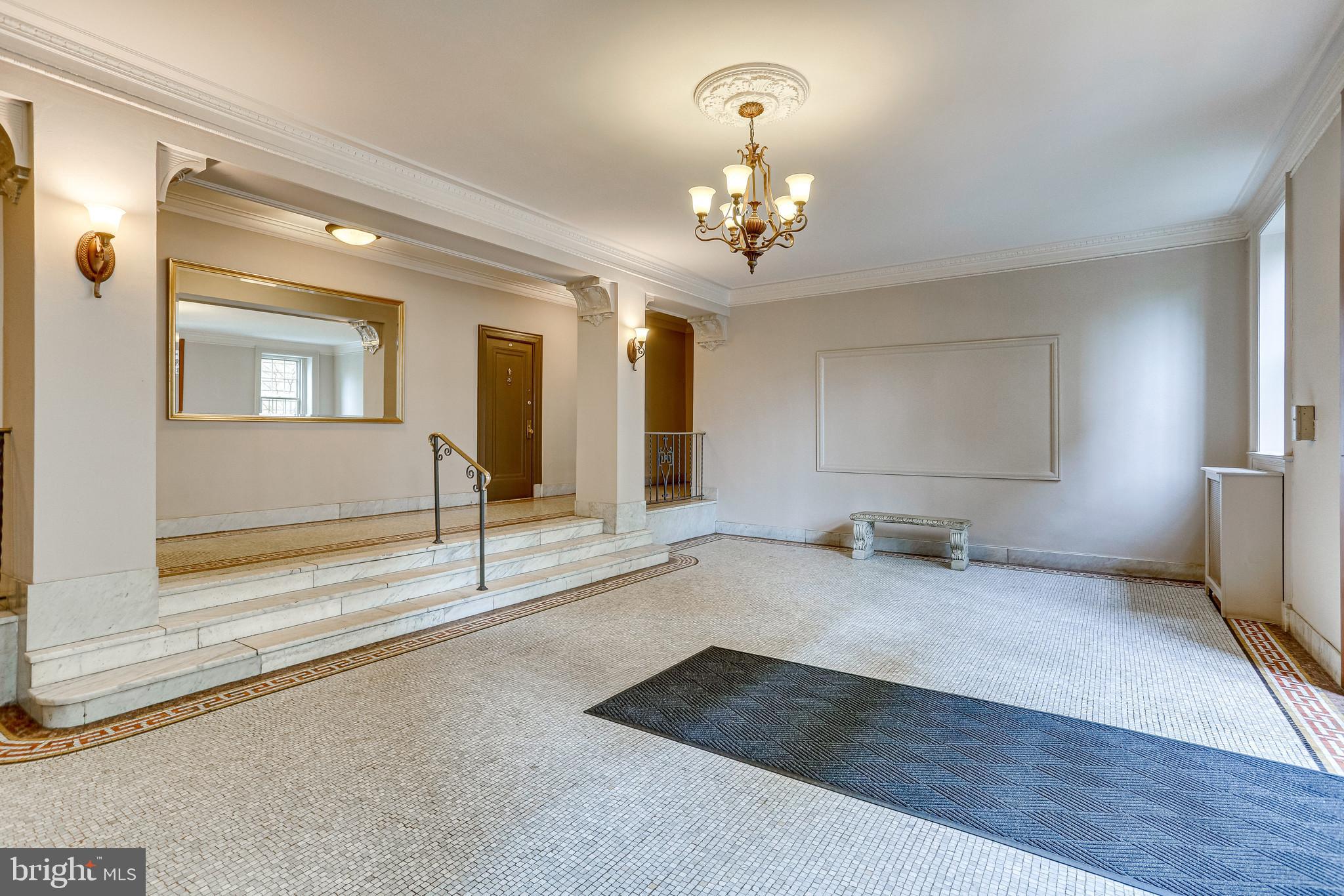 2227 20th Street Northwest, Unit 405 Washington, DC 20009 - Photo 26 of 27 Elegant lobby