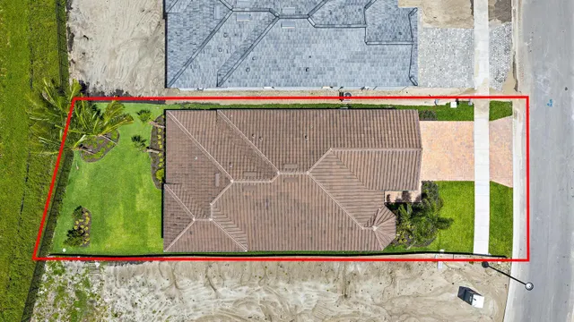 a view of a terrace with yard