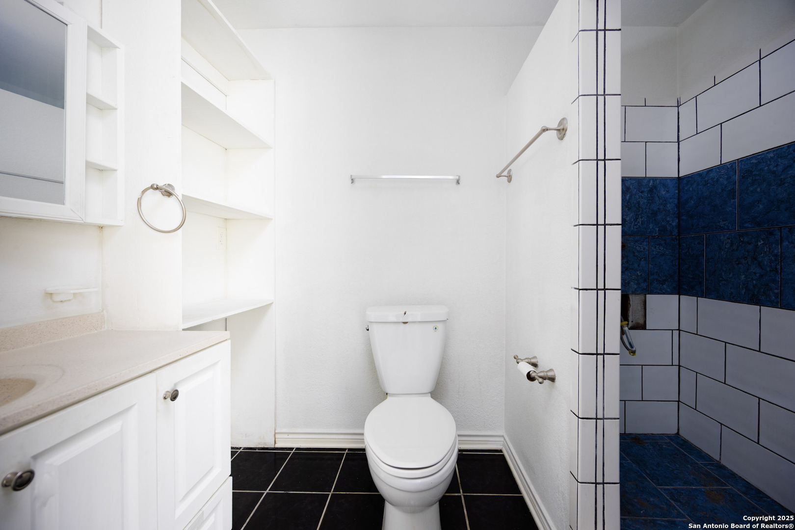 641 Weber Road Seguin, TX 78155 - Photo 20 of 27 a bathroom with a toilet and a sink