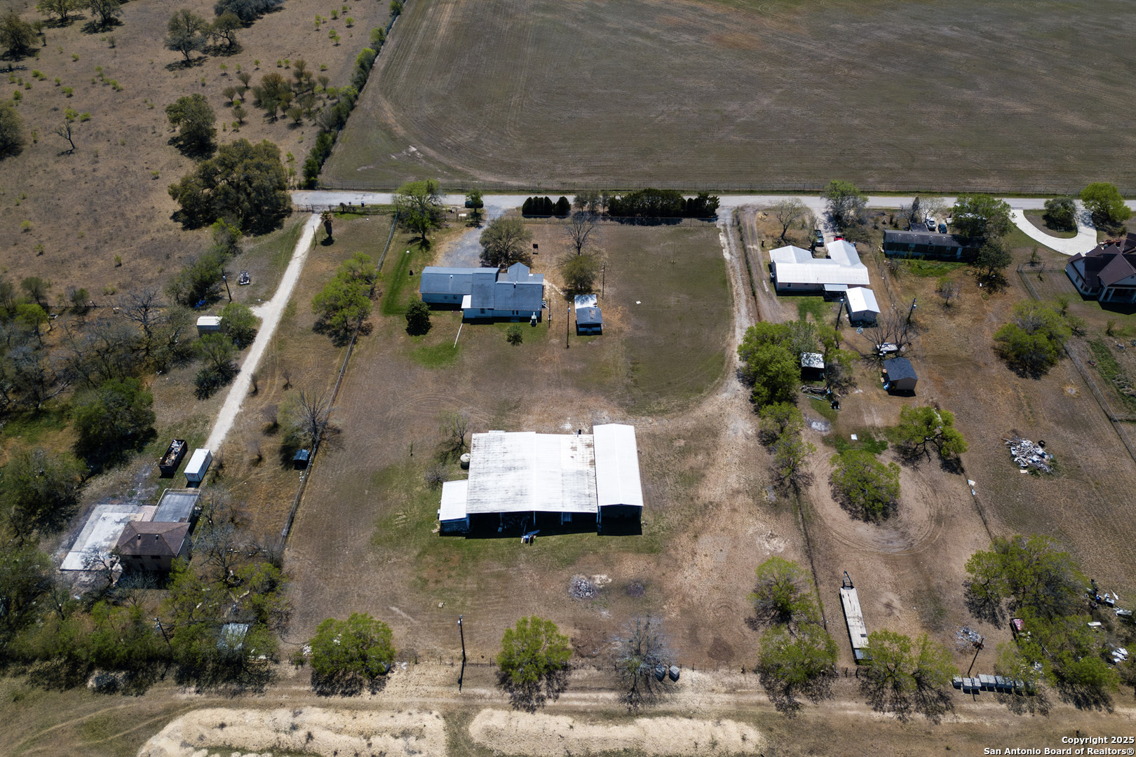 641 Weber Road Seguin, TX 78155 - Photo 25 of 27 an aerial view of a house with outdoor space