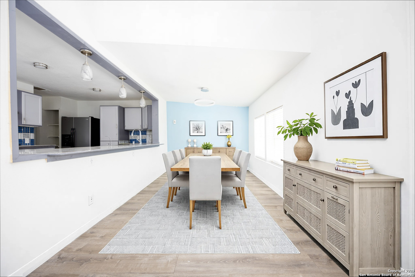 641 Weber Road Seguin, TX 78155 - Photo 4 of 27 a living room with furniture and view of kitchen