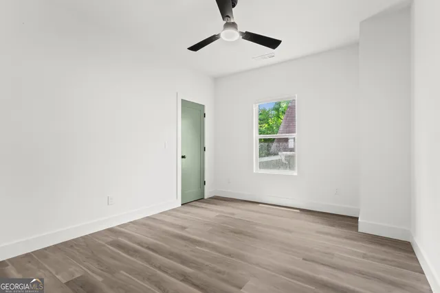 wooden floor in an empty room