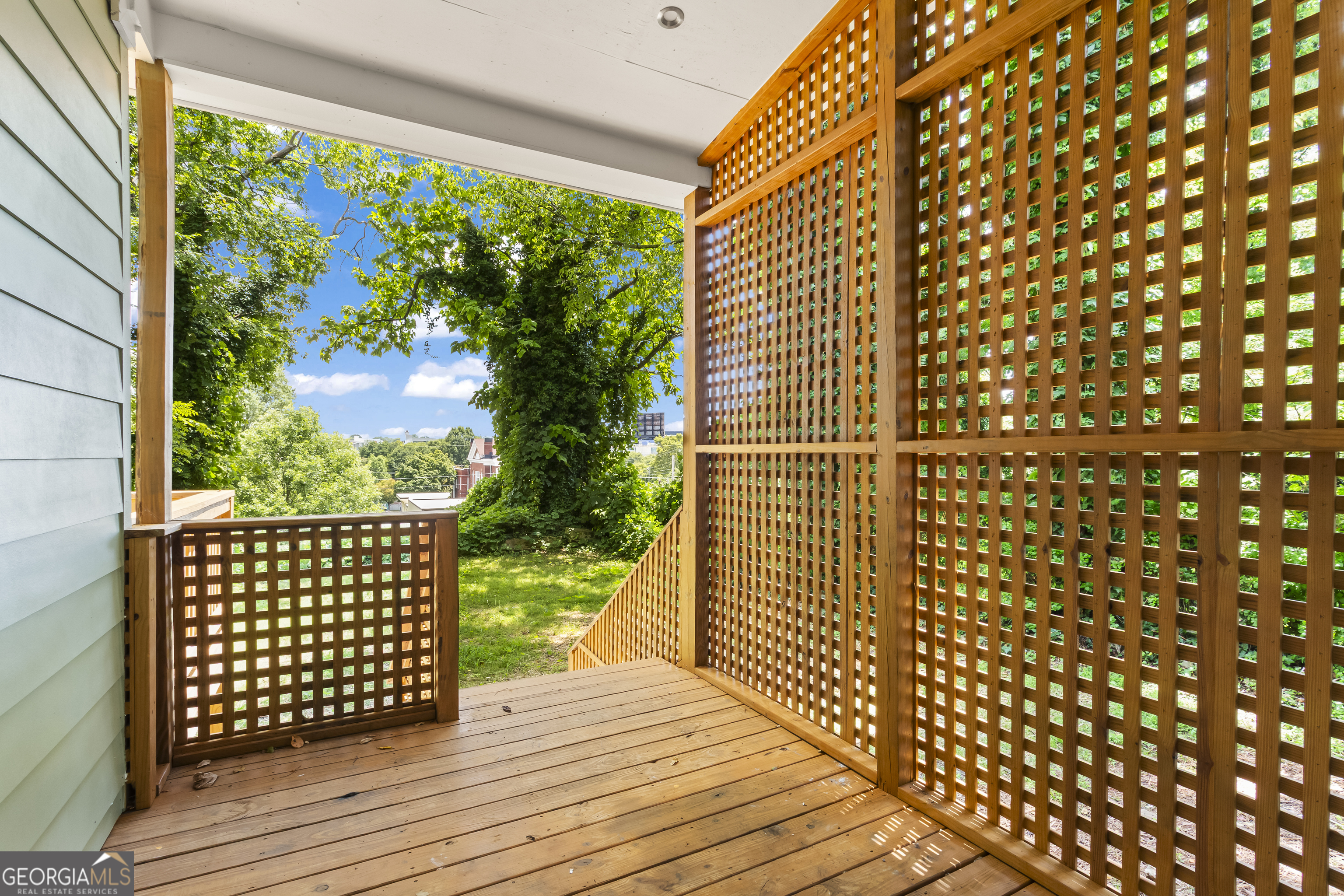 598 Formwalt Street Southwest Atlanta, GA 30312 - Photo 22 of 23 a view of outdoor space with wooden floor