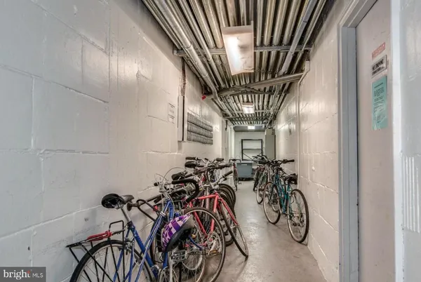 a front view of a building with glass windows