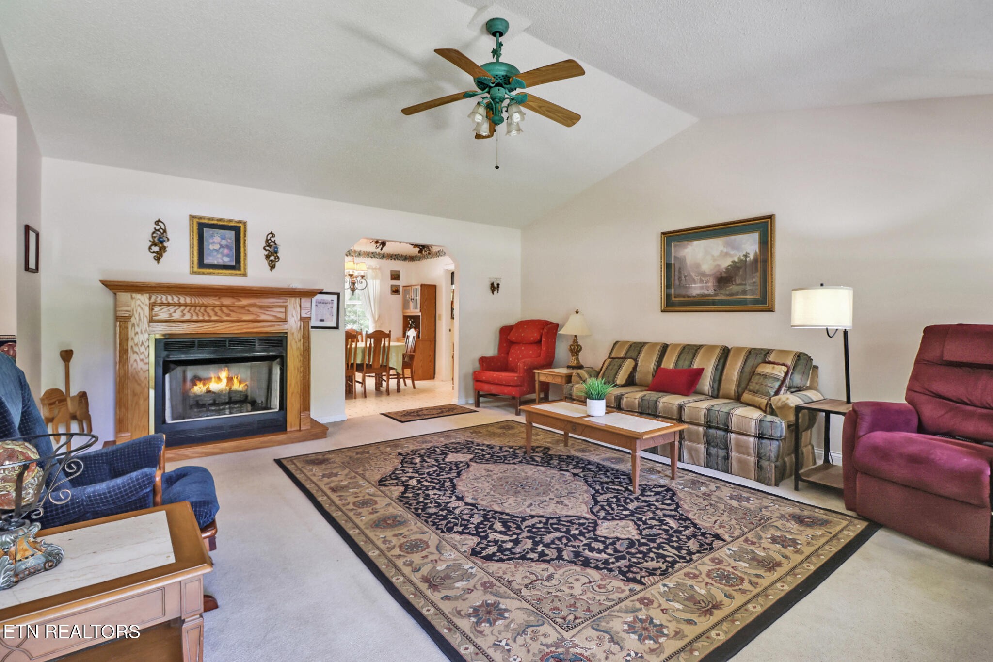 2162 Spruce Loop Crossville, TN 38555 - Photo 25 of 25 a living room with furniture and a fireplace