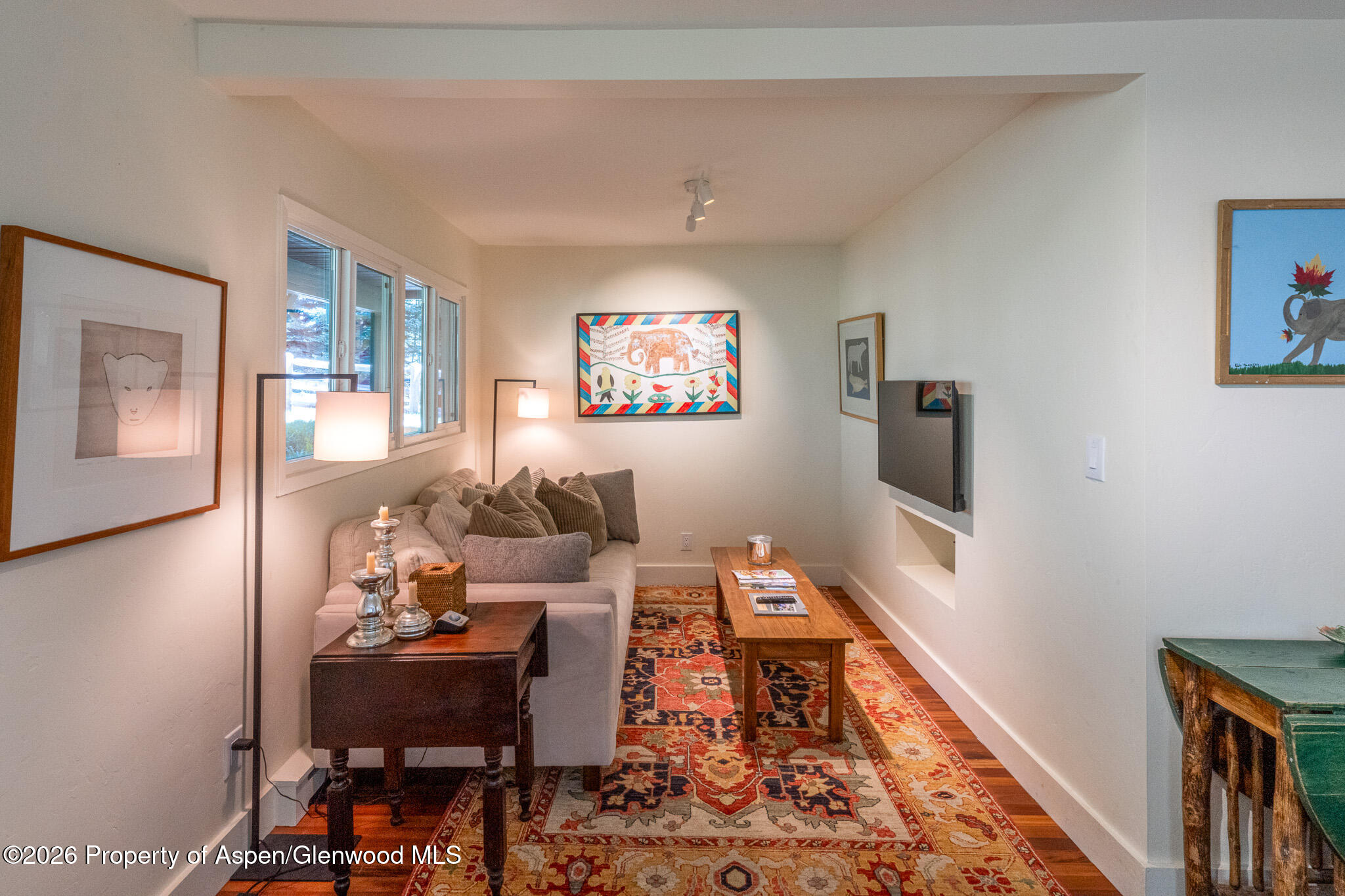 285 Conundrum Creek Road Aspen, CO 81611 - Photo 24 of 35 a living room with furniture and a rug