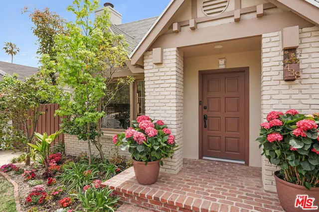 a house with a entryway