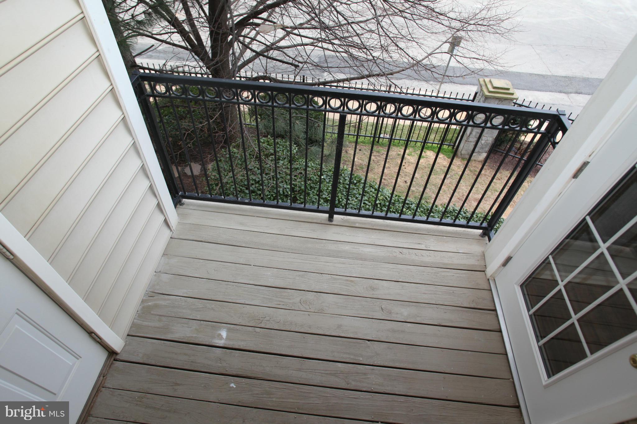 1521 Spring Gate Dr., Unit 10202 McLean, VA 22102 - Photo 27 of 30 Balcony