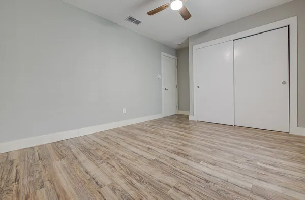 wooden floor in an empty room
