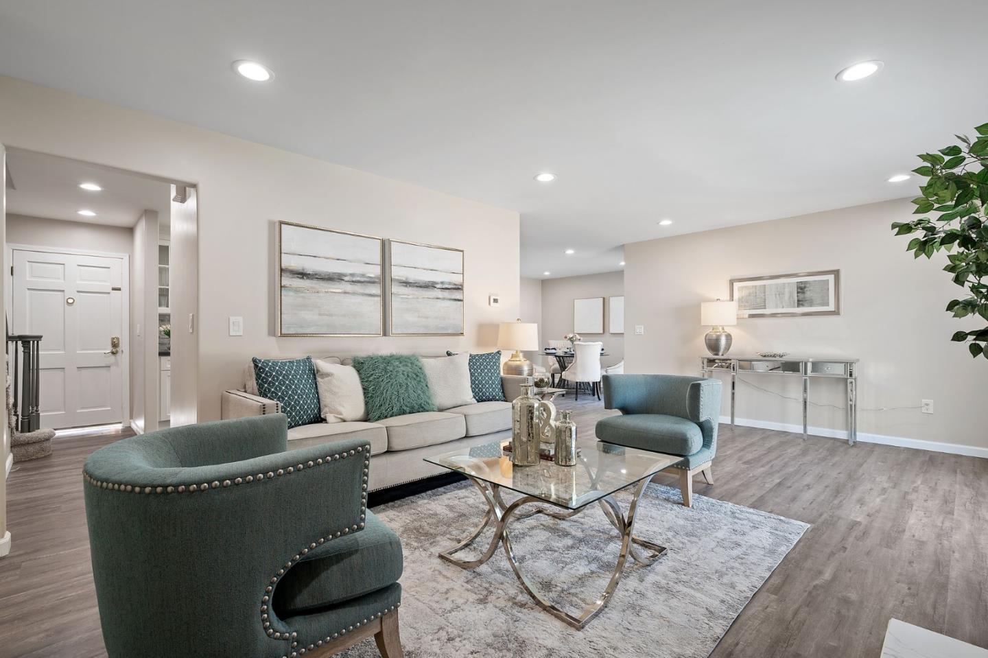 2178 Corktree Lane San Jose, CA 95132 - Photo 14 of 41 a living room with furniture and wooden floor