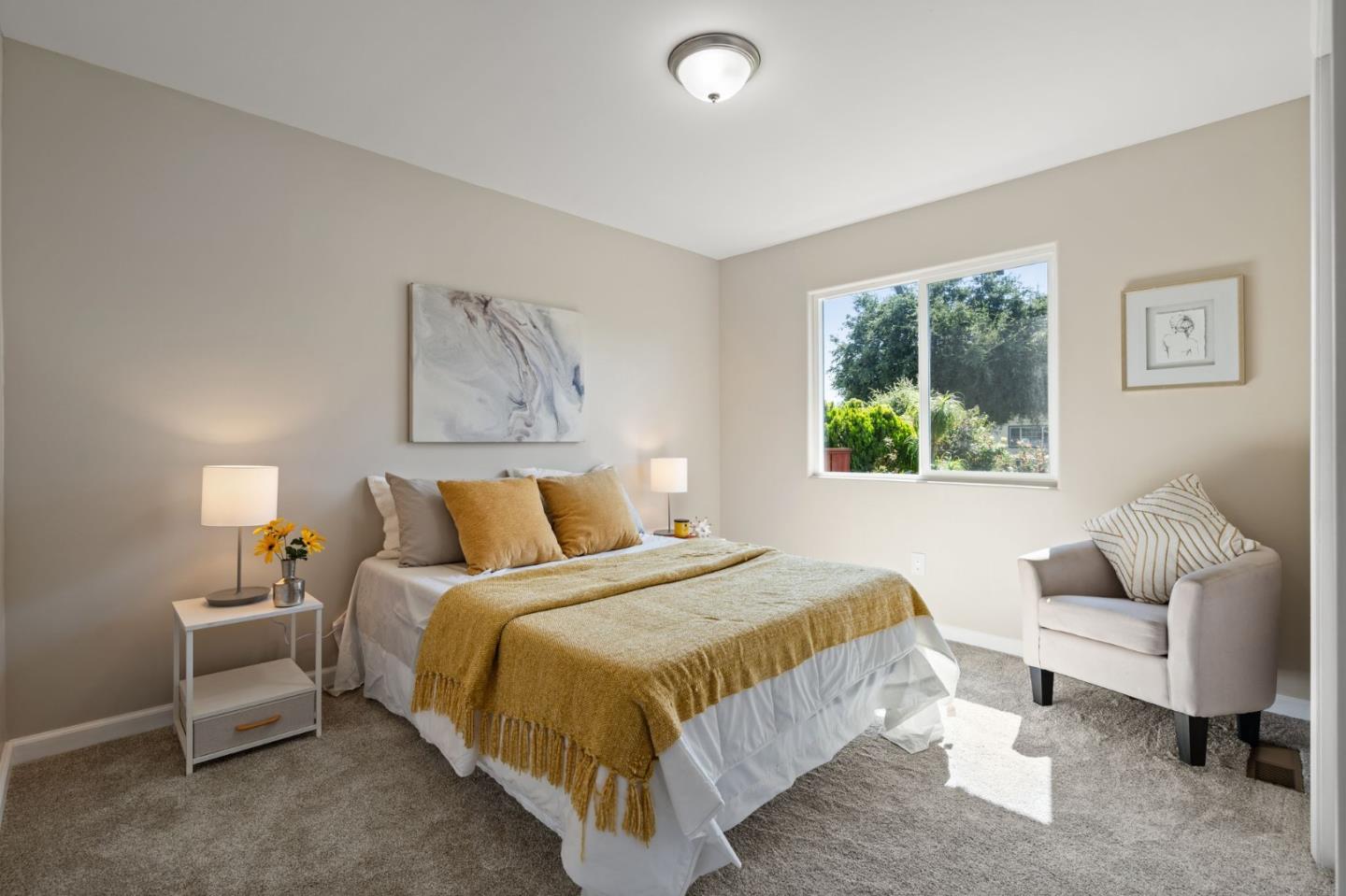 2178 Corktree Lane San Jose, CA 95132 - Photo 15 of 41 a bedroom with a bed and a couch