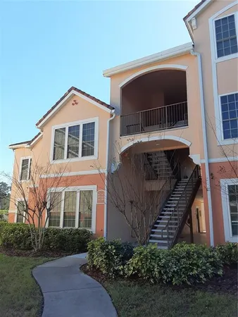 a front view of house with pathway