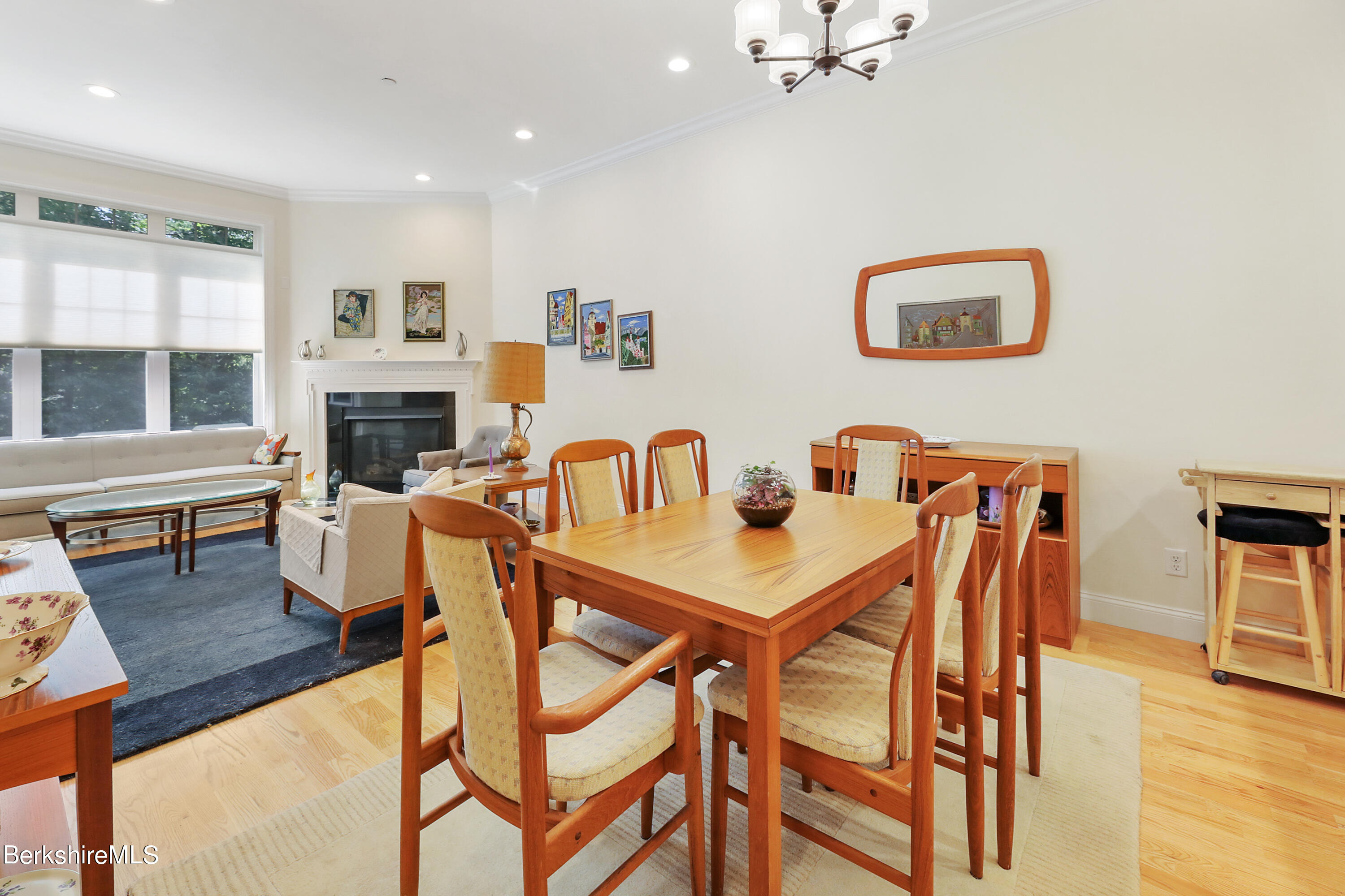 16 Spruce Trail, Unit 16 Lenox, MA 01240 - Photo 8 of 33 a view of a dining room with furniture and wooden floor