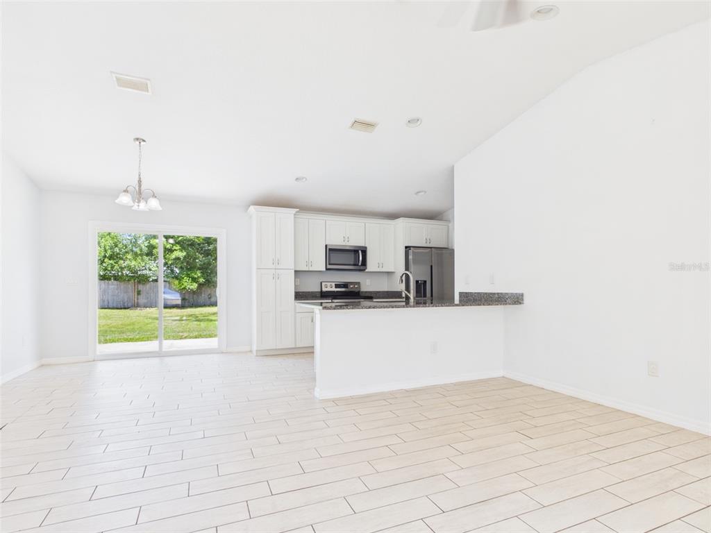 4309 Southwest 143rd Ln Road Ocala, FL 34473 - Photo 4 of 21 a view of a kitchen with an empty space and a window