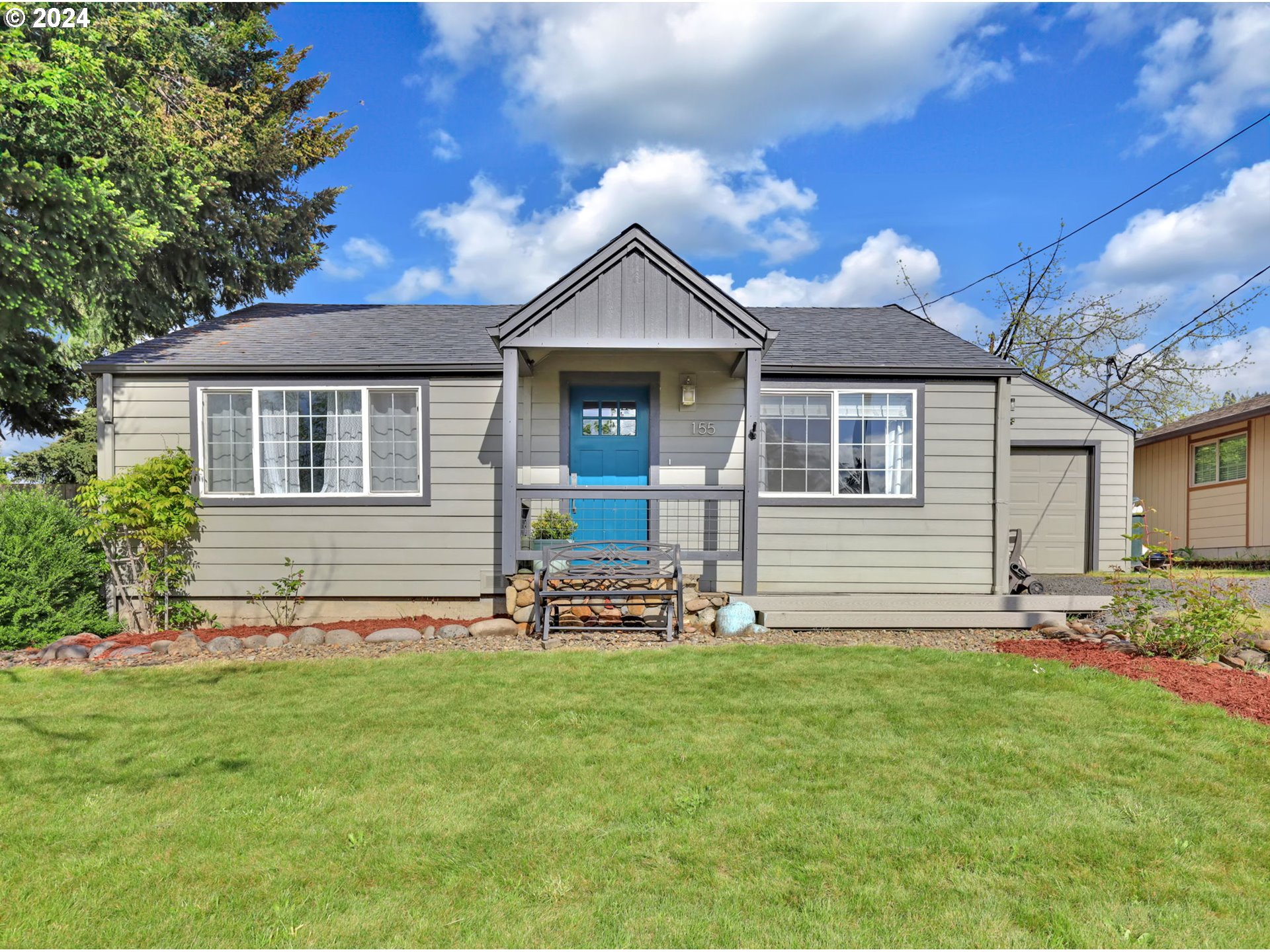 155 South 71st Street Springfield, OR 97478 - Photo 1 of 45 a front view of house with yard and green space