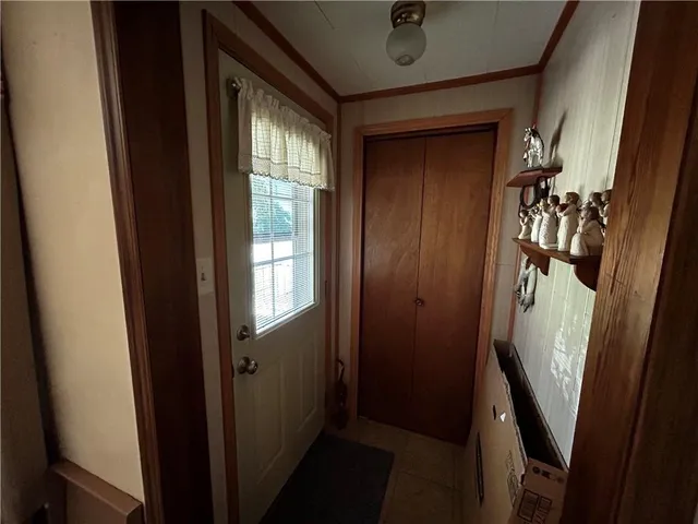 a view of front door