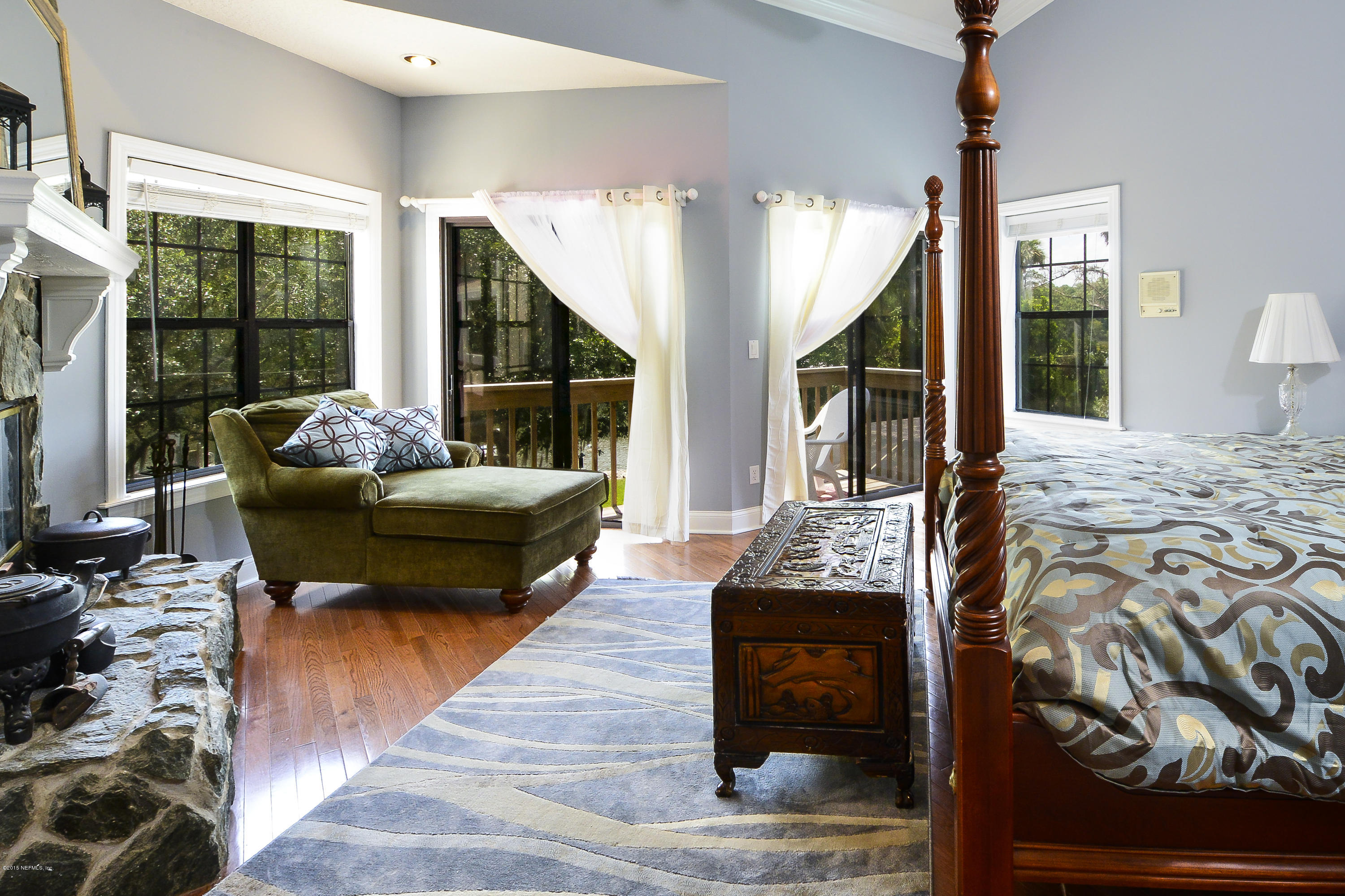 71 Cat Road Ponte Vedra Beach, FL 32082 - Photo 15 of 33 Master Bedroom with Waterfront Balcony