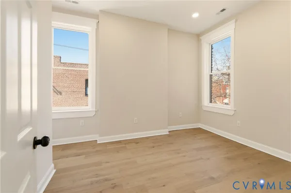a view of a walk in closet