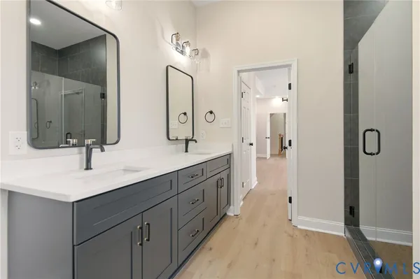 a view of small space with hallway