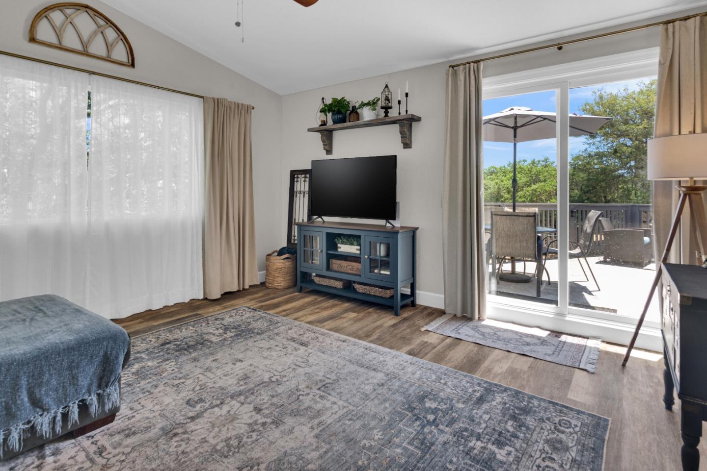 2182 Ridge Rider Road Bradley, CA 93426 - Photo 15 of 37 a living room with furniture and a flat screen tv