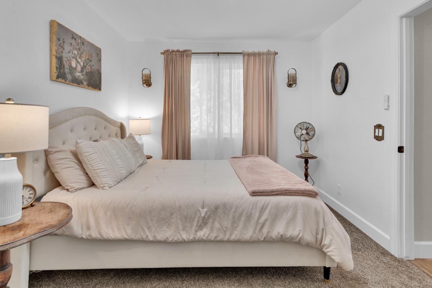 2182 Ridge Rider Road Bradley, CA 93426 - Photo 18 of 37 a bedroom with a bed and wall painting