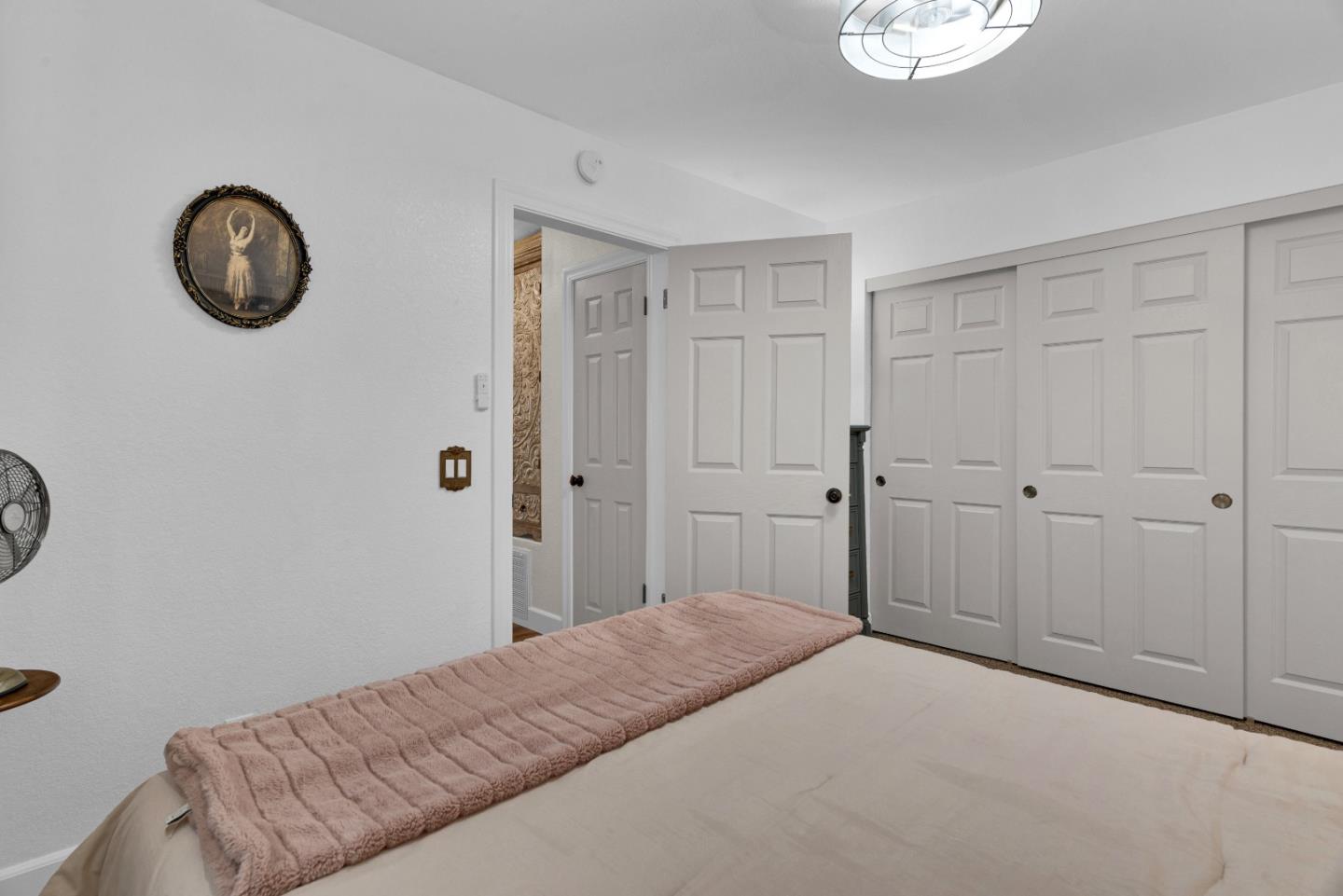 2182 Ridge Rider Road Bradley, CA 93426 - Photo 19 of 37 a bedroom with a bed and a chandelier