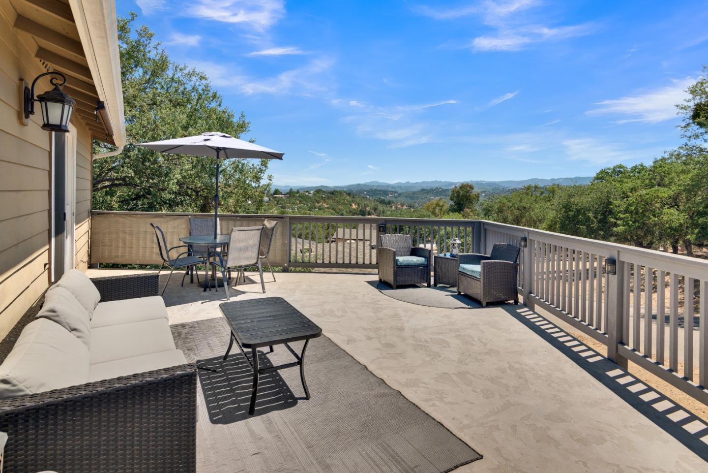2182 Ridge Rider Road Bradley, CA 93426 - Photo 26 of 37 a view of a roof deck with couches and sky view
