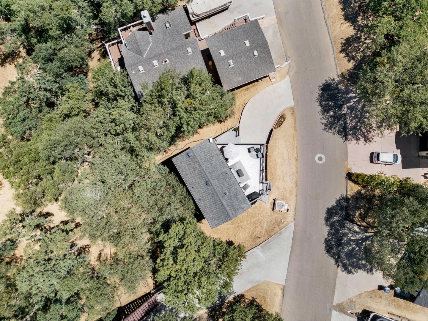 2182 Ridge Rider Road Bradley, CA 93426 - Photo 9 of 37 an aerial view of a house with a yard and wooden fence