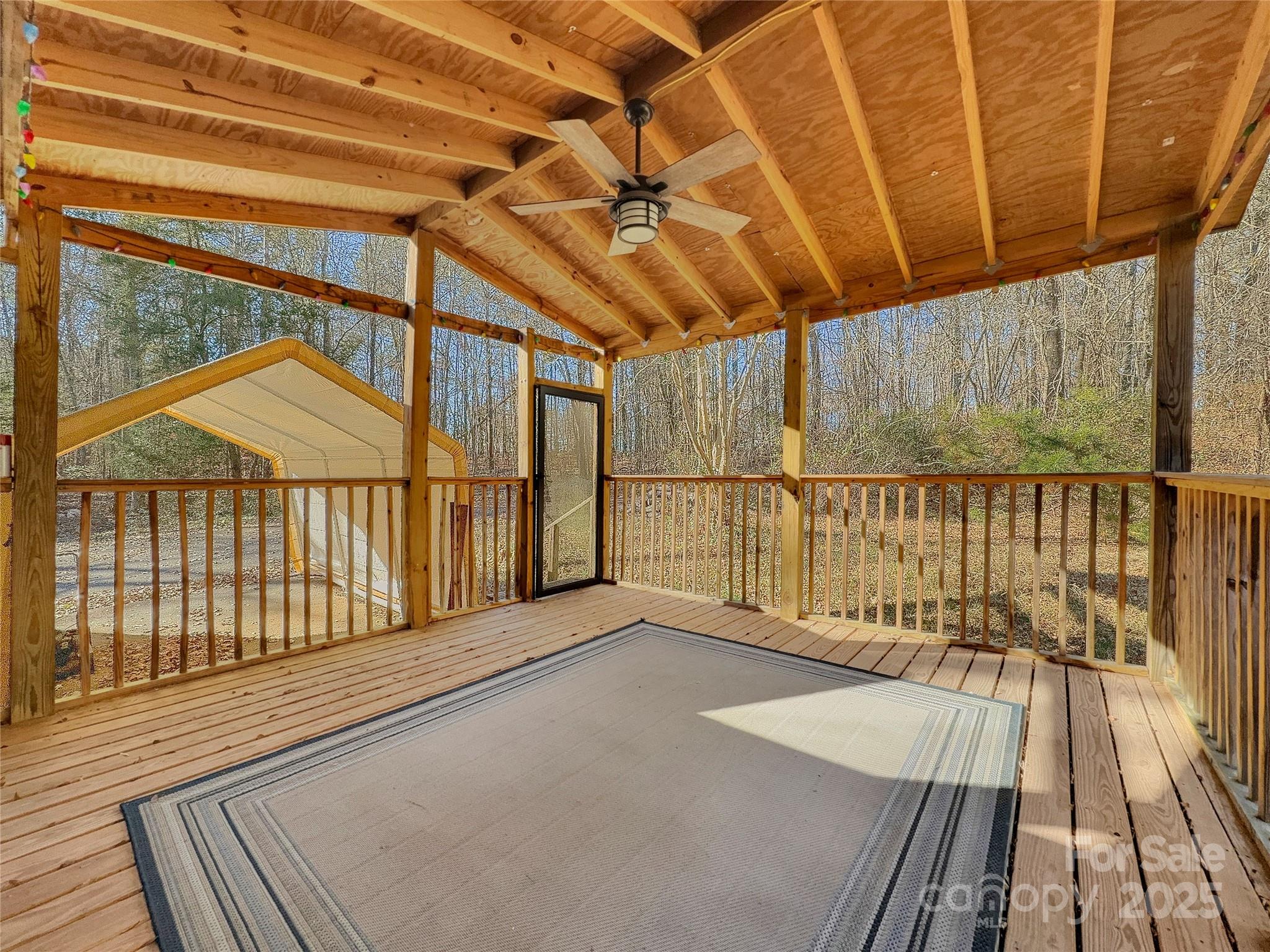 3215 Shadybark Trail Catawba, SC 29704 - Photo 31 of 36 a view of a balcony with wooden floor