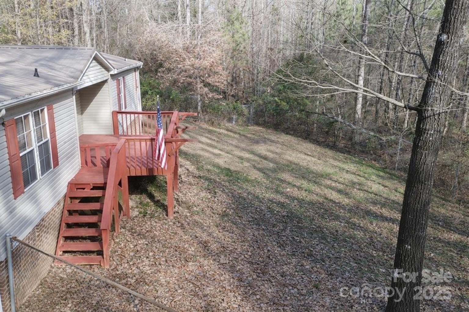 3215 Shadybark Trail Catawba, SC 29704 - Photo 4 of 36 a view of backyard with deck and outdoor seating