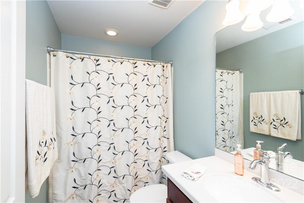 1132 Drayton Court, Unit 130 Fort Mill, SC 29708 - Photo 17 of 24 a bathroom with a sink a toilet and shower curtain