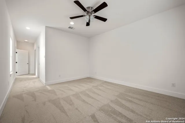 a view of an empty room