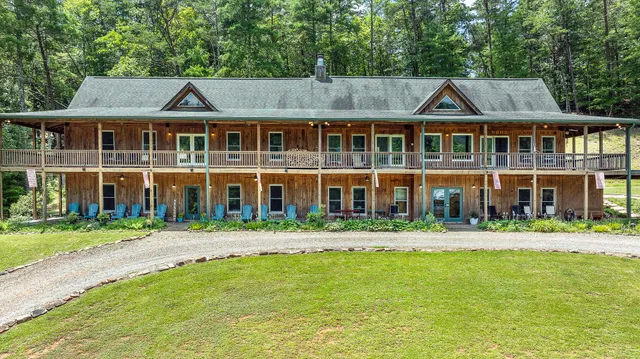 front view of a house with a porch