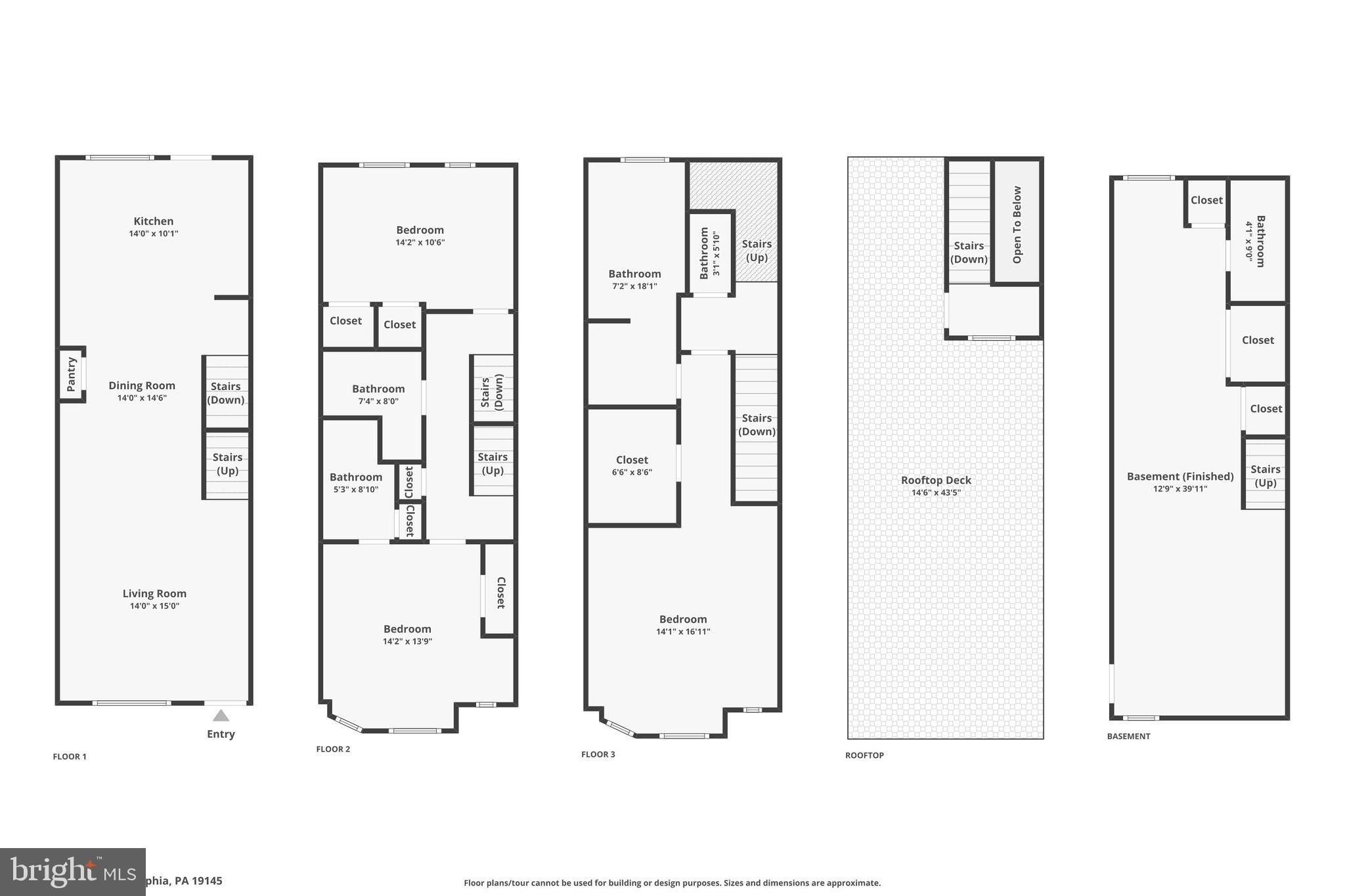 1711 South 20th Street Philadelphia, PA 19145 - Photo 32 of 36 a picture of a floor plan