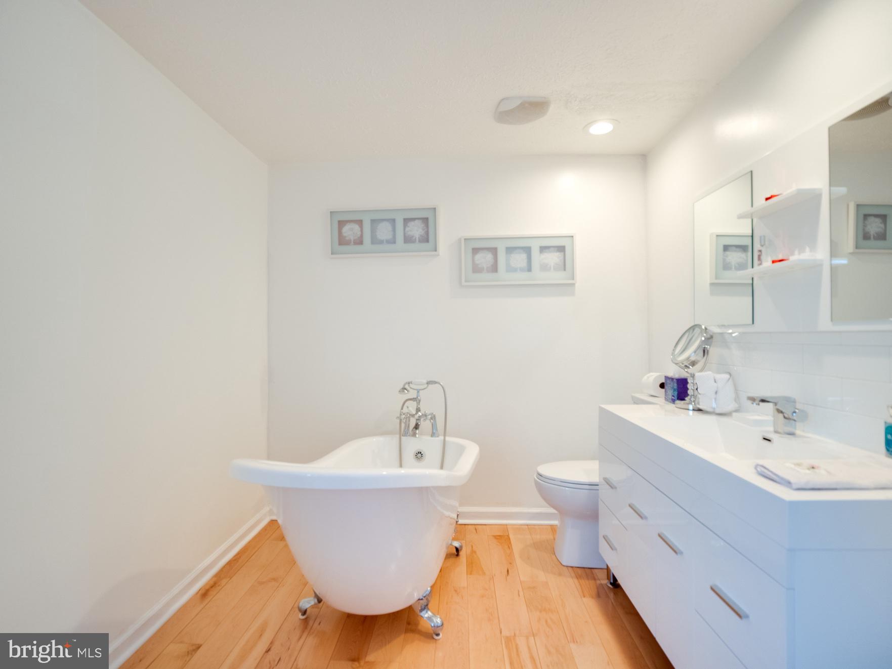 1677 Bayfield Way Reston, VA 20194 - Photo 32 of 47 Modern Craw Foot Tub in Master Bedroom