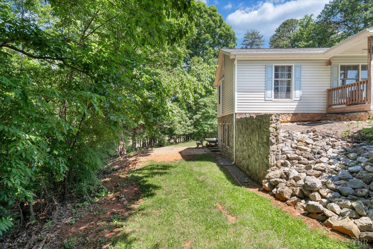 1124 Homeplace Road Bedford, VA 24523 - Photo 39 of 47 a view of a backyard with pathway